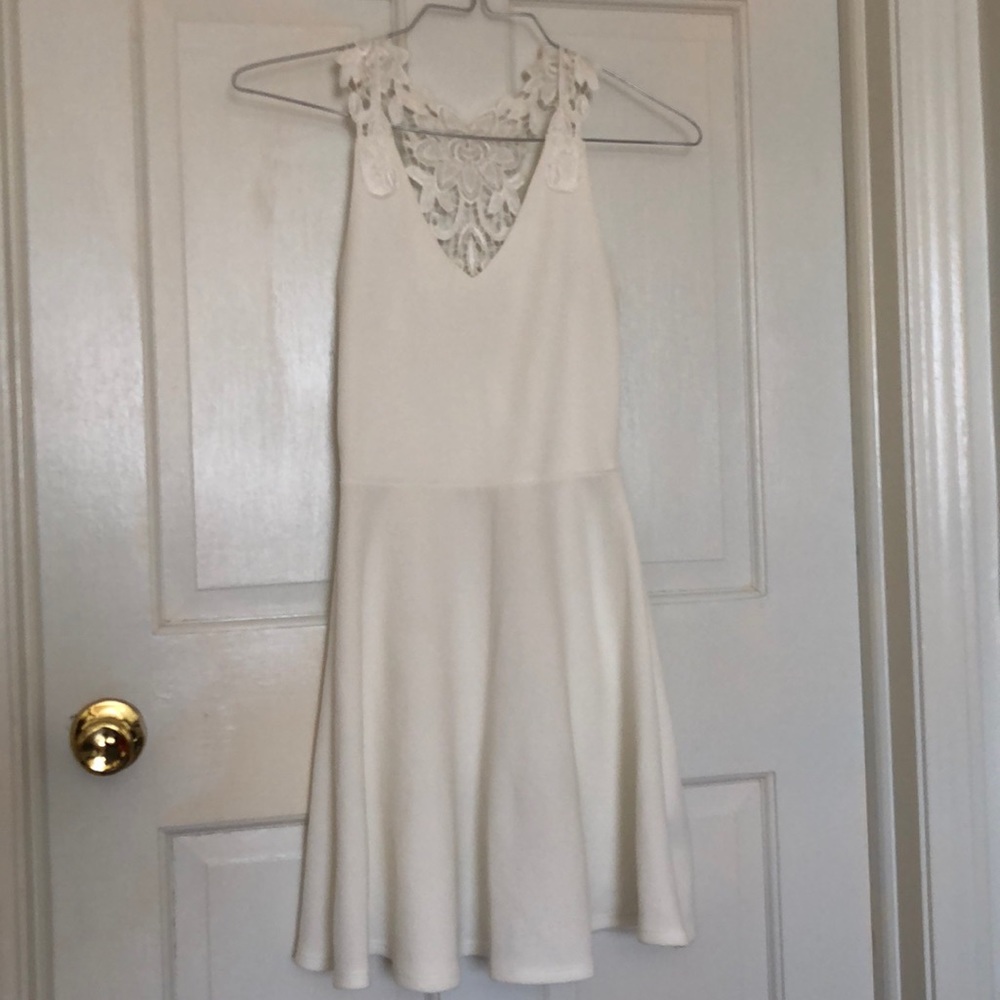 white dress
